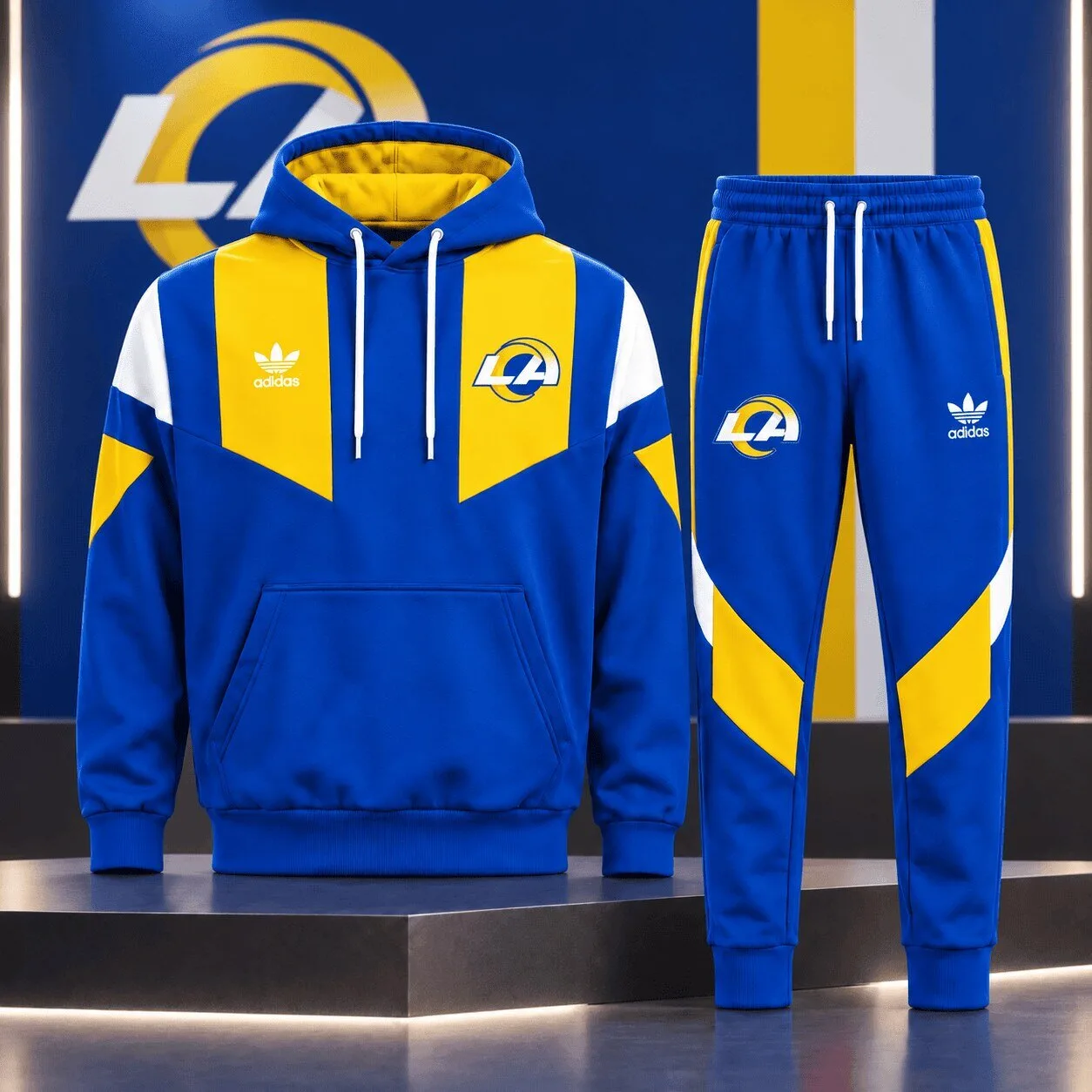 Los Angeles Rams National Football League Team Logo Performance Hoodie