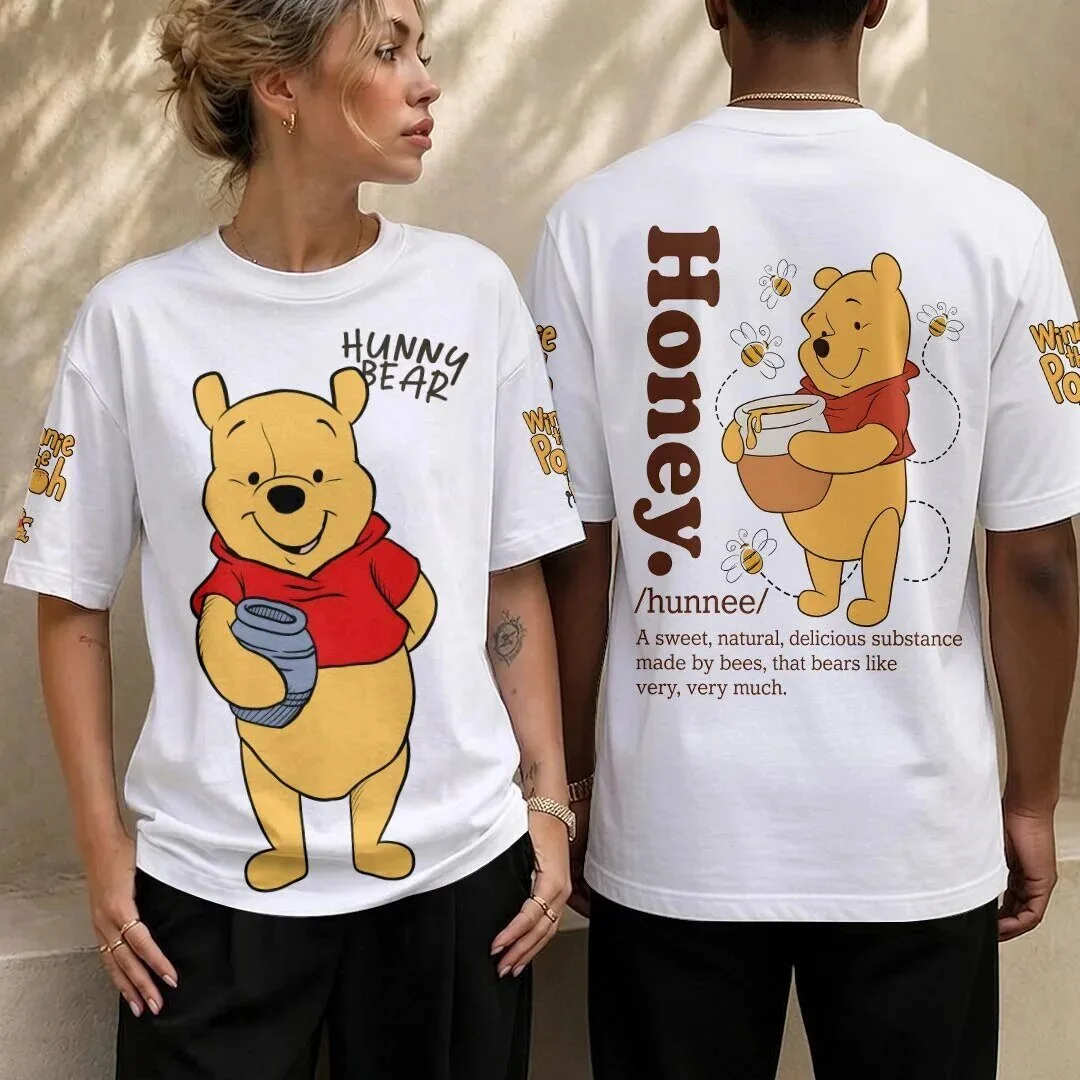 Winnie the Pooh Hunny Bear Honey Definition White Graphic T-Shirt