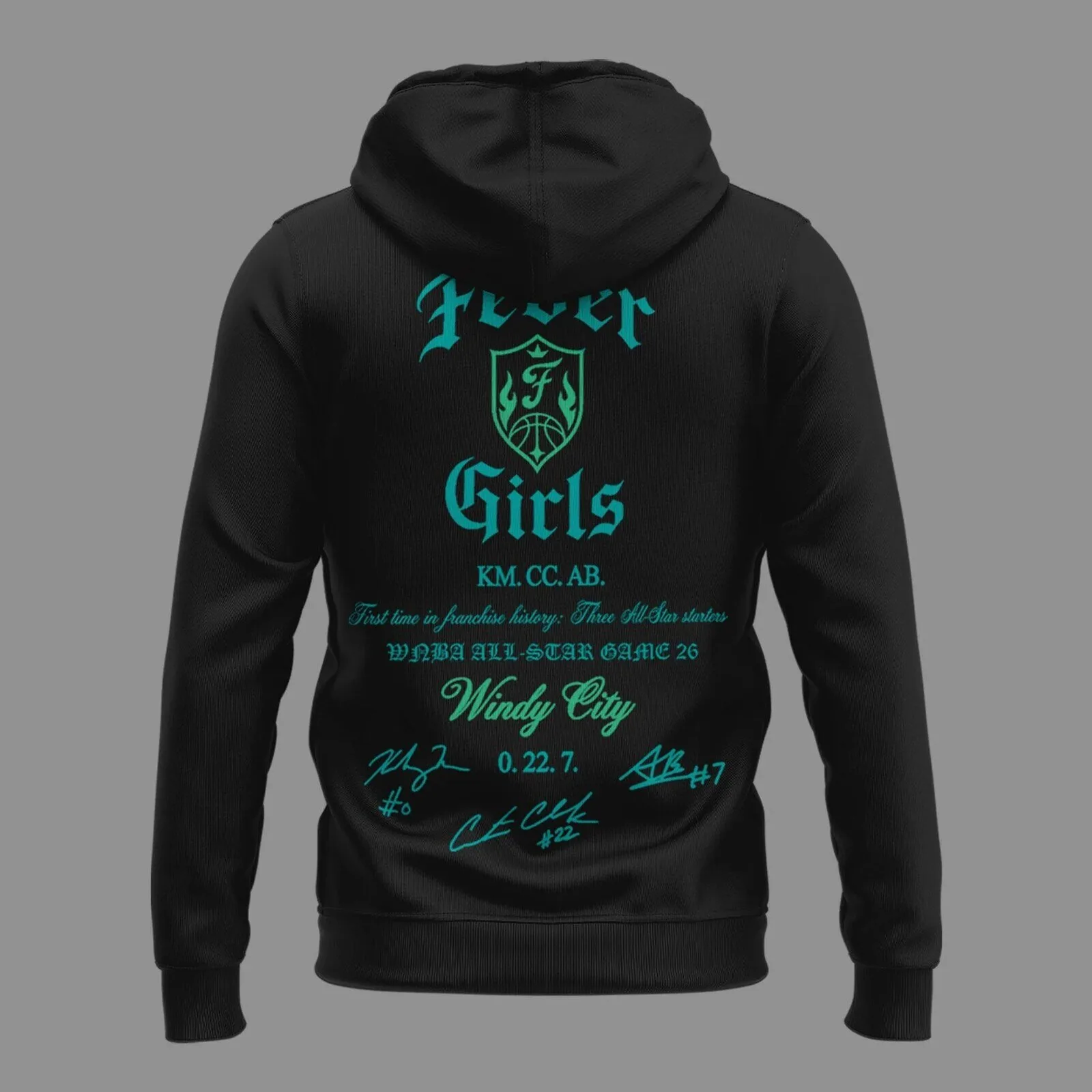 Indiana Fever Athletics XY WNBA All-Star Game 26 Windy City Hoodie 7 Indiana Fever Athletics XY WNBA All-Star Game 26 Windy City Hoodie
