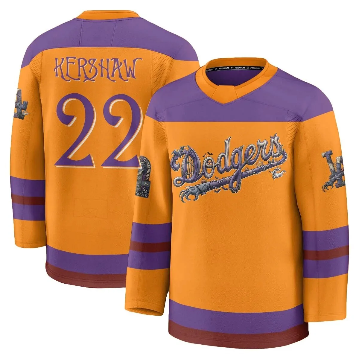 Shohei Ohtani Los Angeles Dodgers Halloween Edition Hockey Jersey