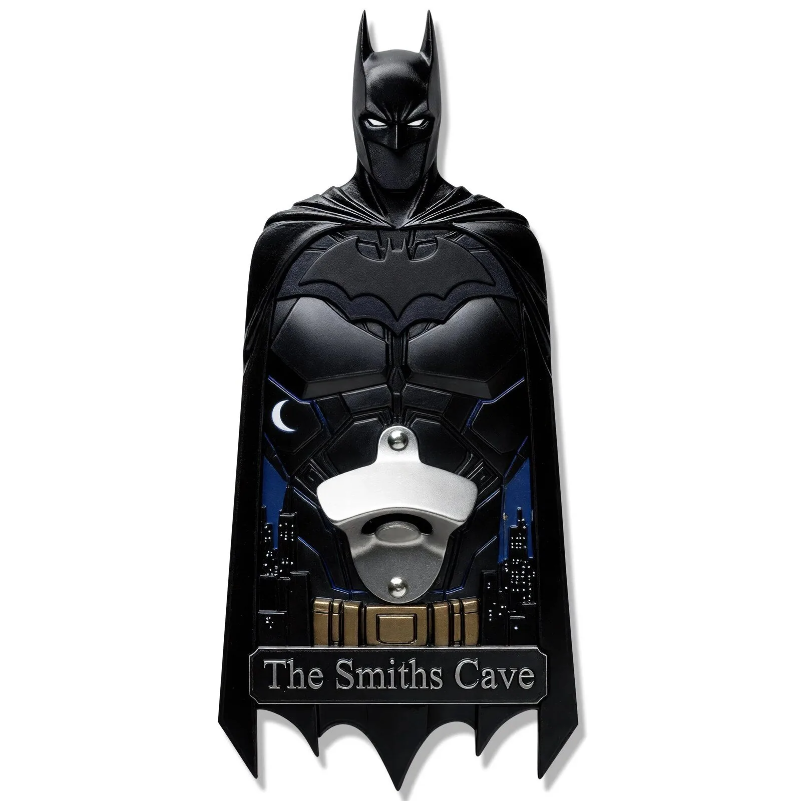 Batman Wall Mounted Bottle Opener with Personalized Batcave Sign 12 Batman Wall Mounted Bottle Opener with Personalized Batcave Sign