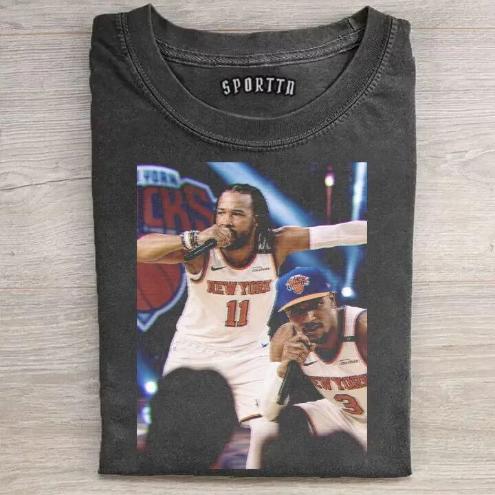 Jalen Brunson and Josh Hart New York Knicks Basketball Vintage T-Shirt