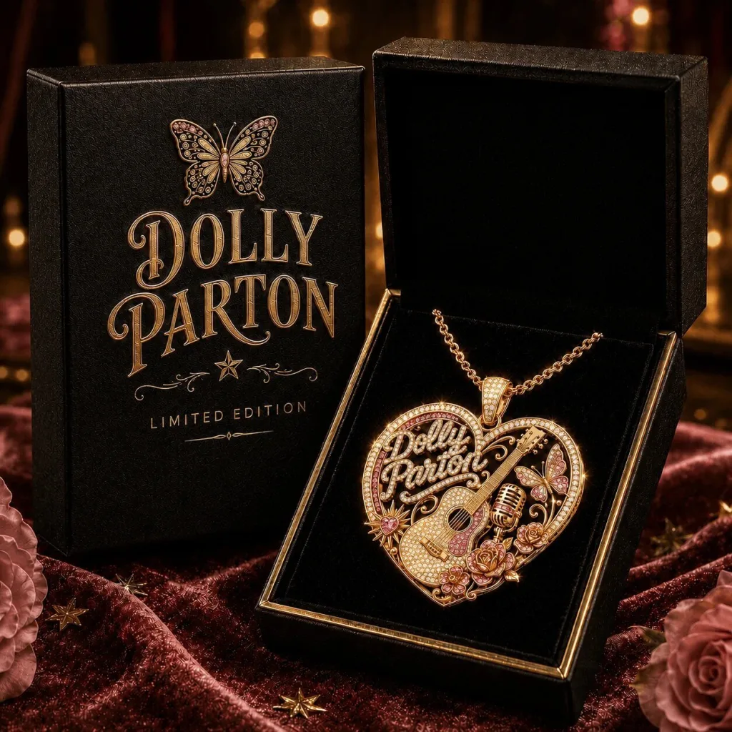 Dolly Parton Limited Edition Gold Heart Pendant Necklace with Diamonds Dolly Parton Limited Edition Gold Heart Pendant Necklace with Diamonds
