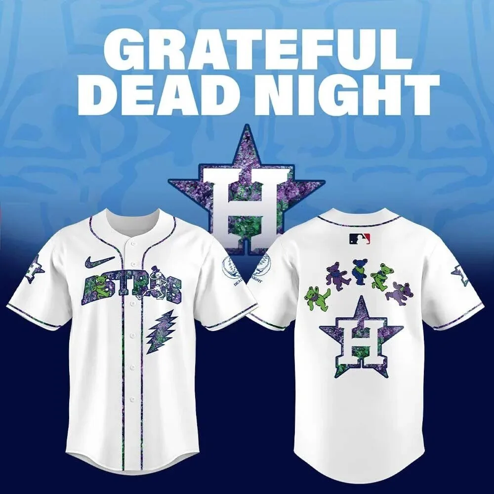 Limited Edition Baseball Jersey for Grateful Dead Night - Houston Astros
