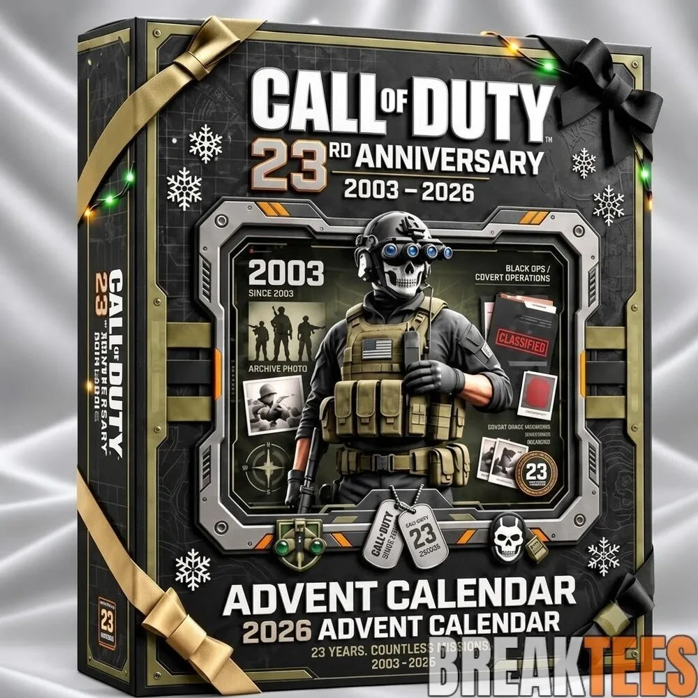 Call of Duty 23rd Anniversary 2026 Advent Calendar with 24 Ornaments