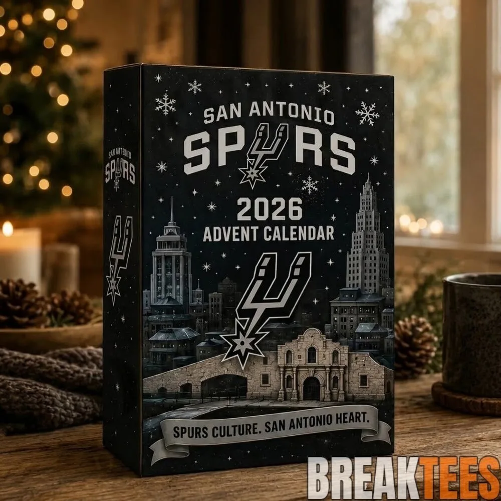 San Antonio Spurs 2026 Advent Calendar with Collectible Figurines and Gifts