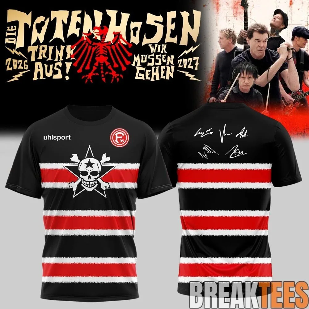 Die Toten Hosen Trink Aus! Wir Müssen Gehen Tour 2026-2027 Band T-Shirt 9 Die Toten Hosen Trink Aus! Wir Müssen Gehen Tour 2026-2027 Band T-Shirt