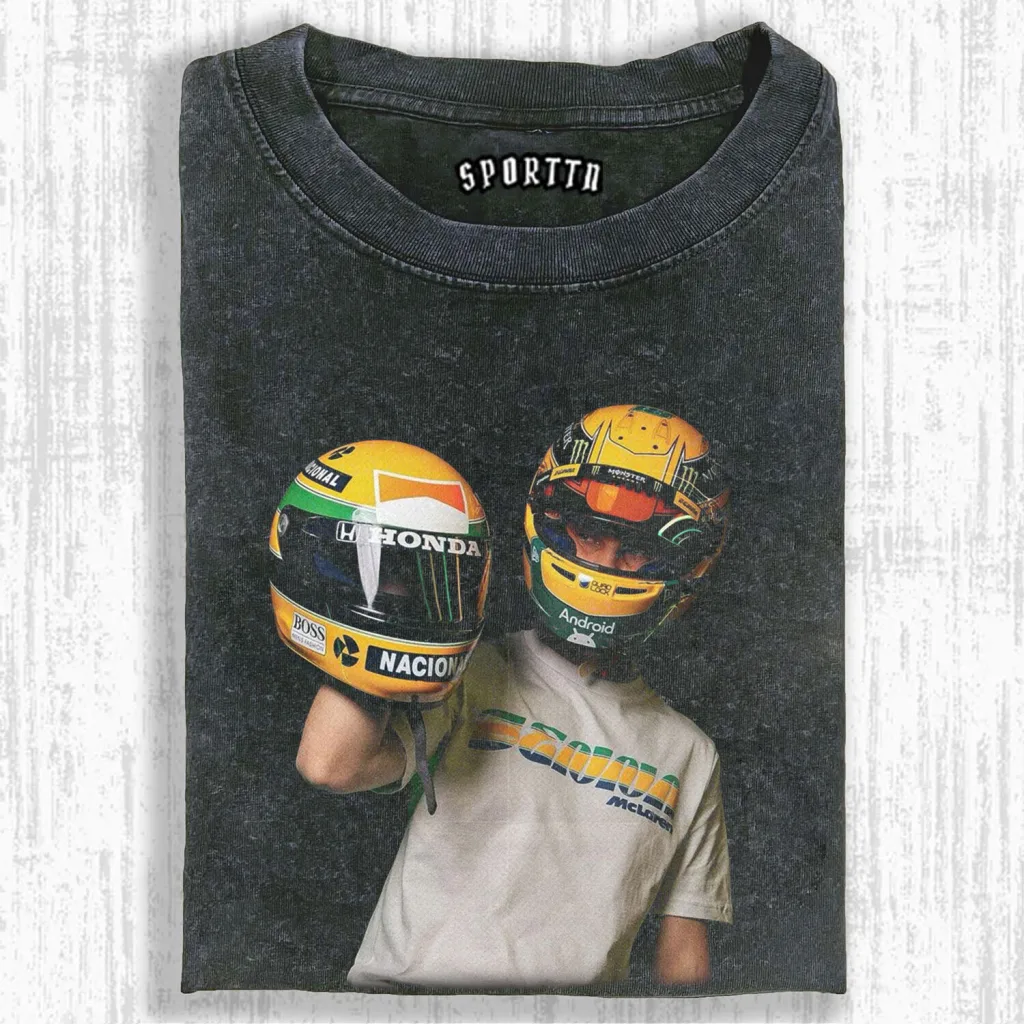 Ayrton Senna Formula 1 Racing Legend McLaren Honda T-Shirt