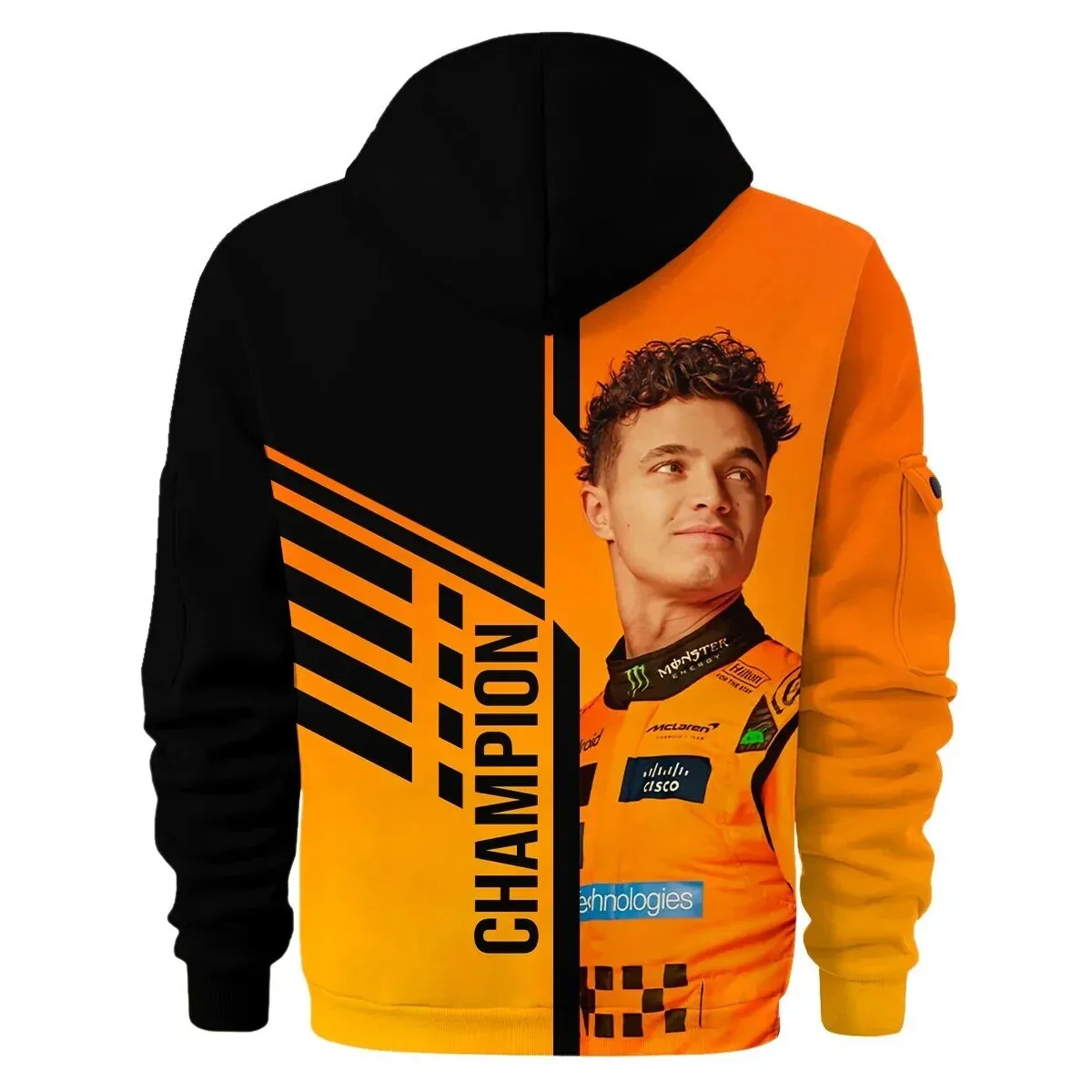 Lando Norris McLaren Formula One Team Champion Half Zip Hoodie 6 Lando Norris McLaren Formula One Team Champion Half Zip Hoodie