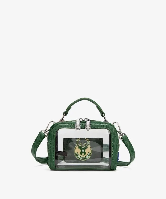 Milwaukee Bucks National Basketball Association Clear Crossbody Bag