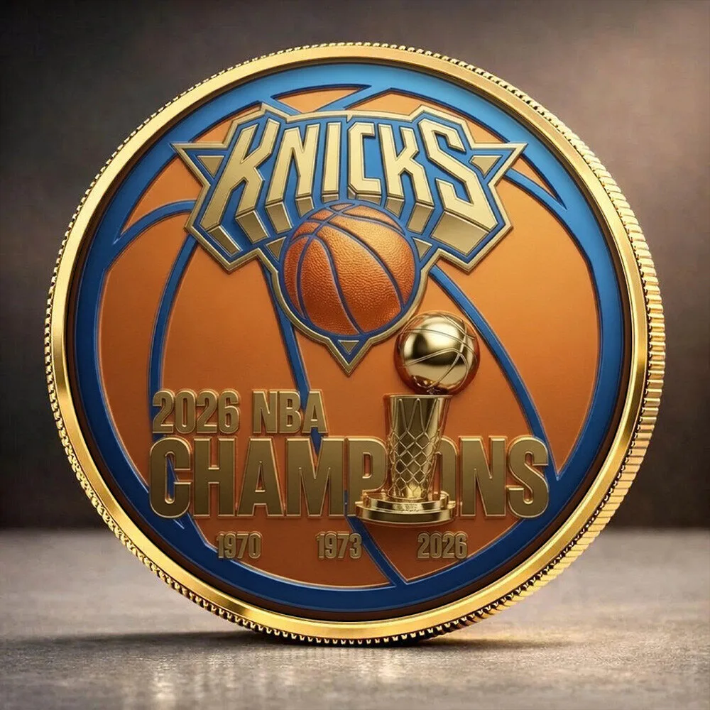 New York Knicks 2026 NBA Champions Commemorative Gold Coin