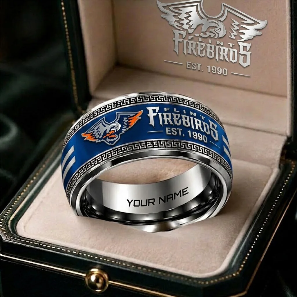 Flint Firebirds Ontario Hockey League Personalized Ring