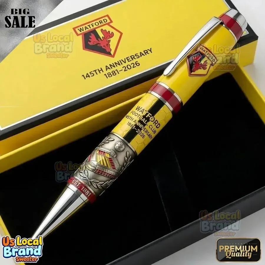 Watford Football Club 145th Anniversary Commemorative Rollerball Pen