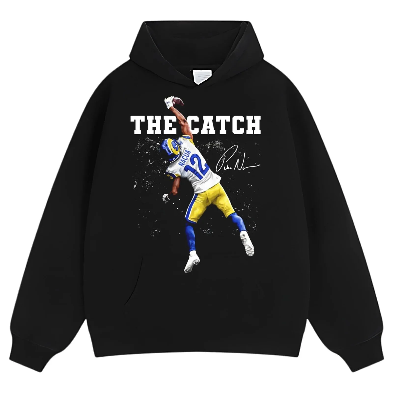 Puka Nacua The Catch Los Angeles Football Graphic T-Shirt 13 Puka Nacua The Catch Los Angeles Football Graphic T-Shirt