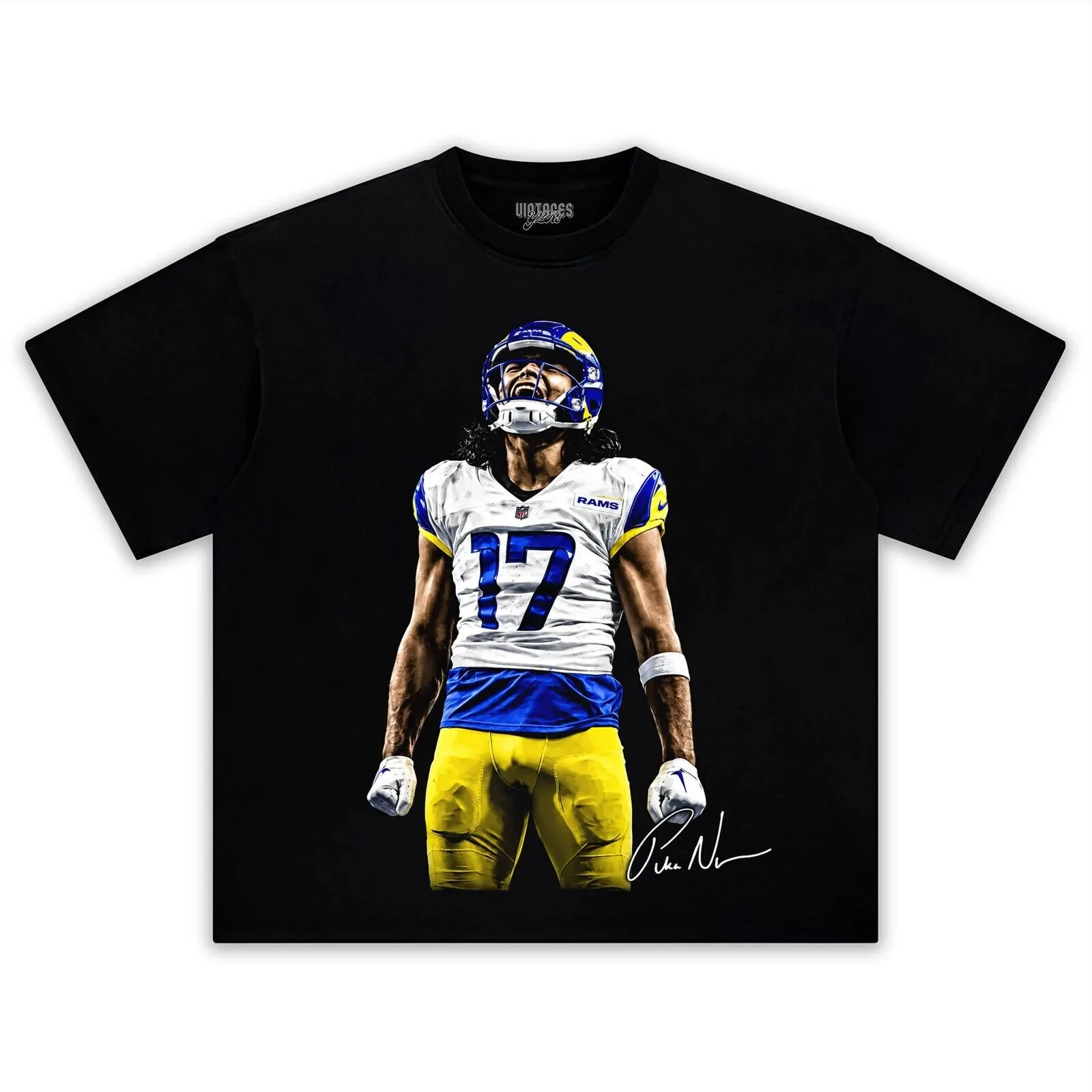 Los Angeles Rams Player Graphic Tee Featuring Puka Nacua