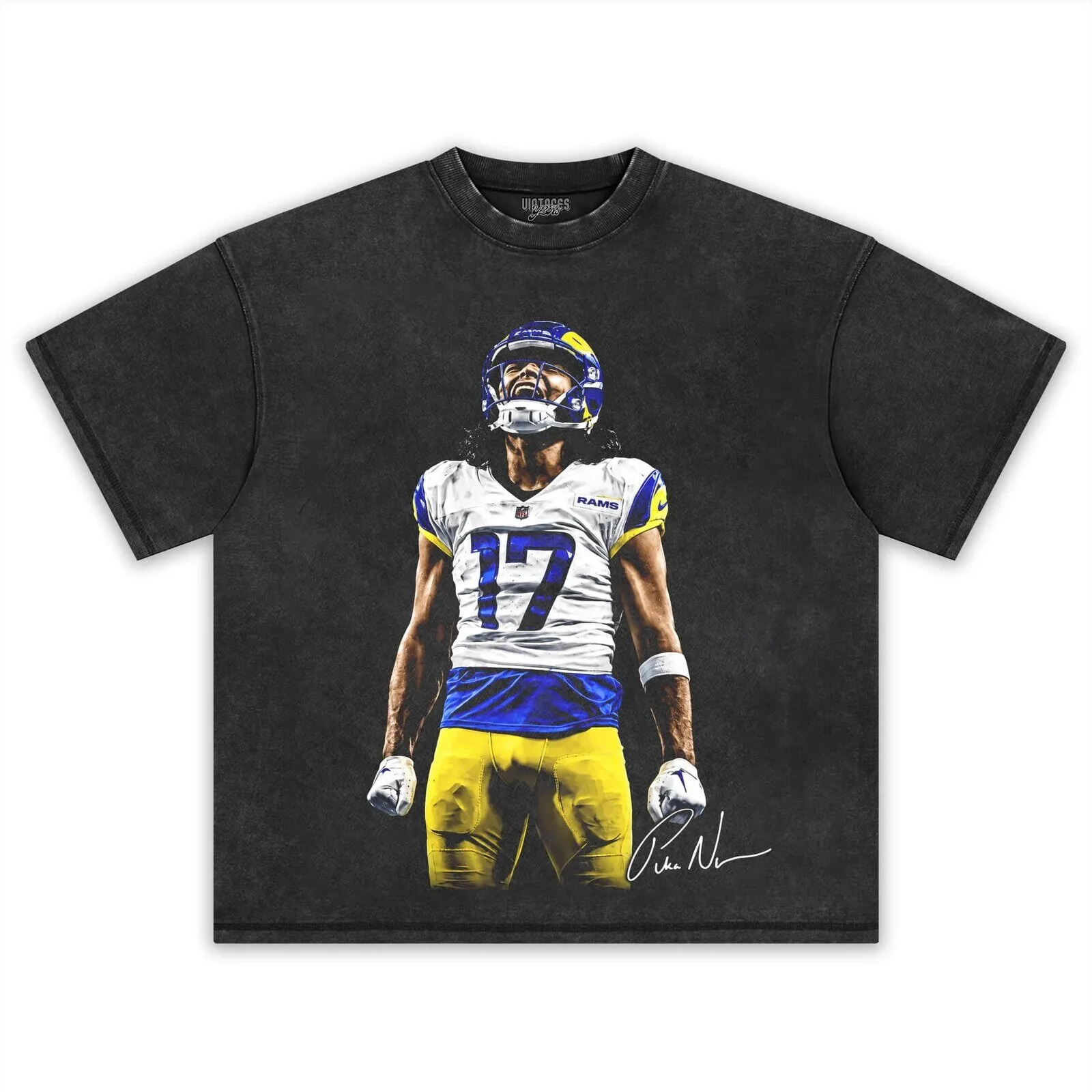 Los Angeles Rams Player Graphic Tee Featuring Puka Nacua