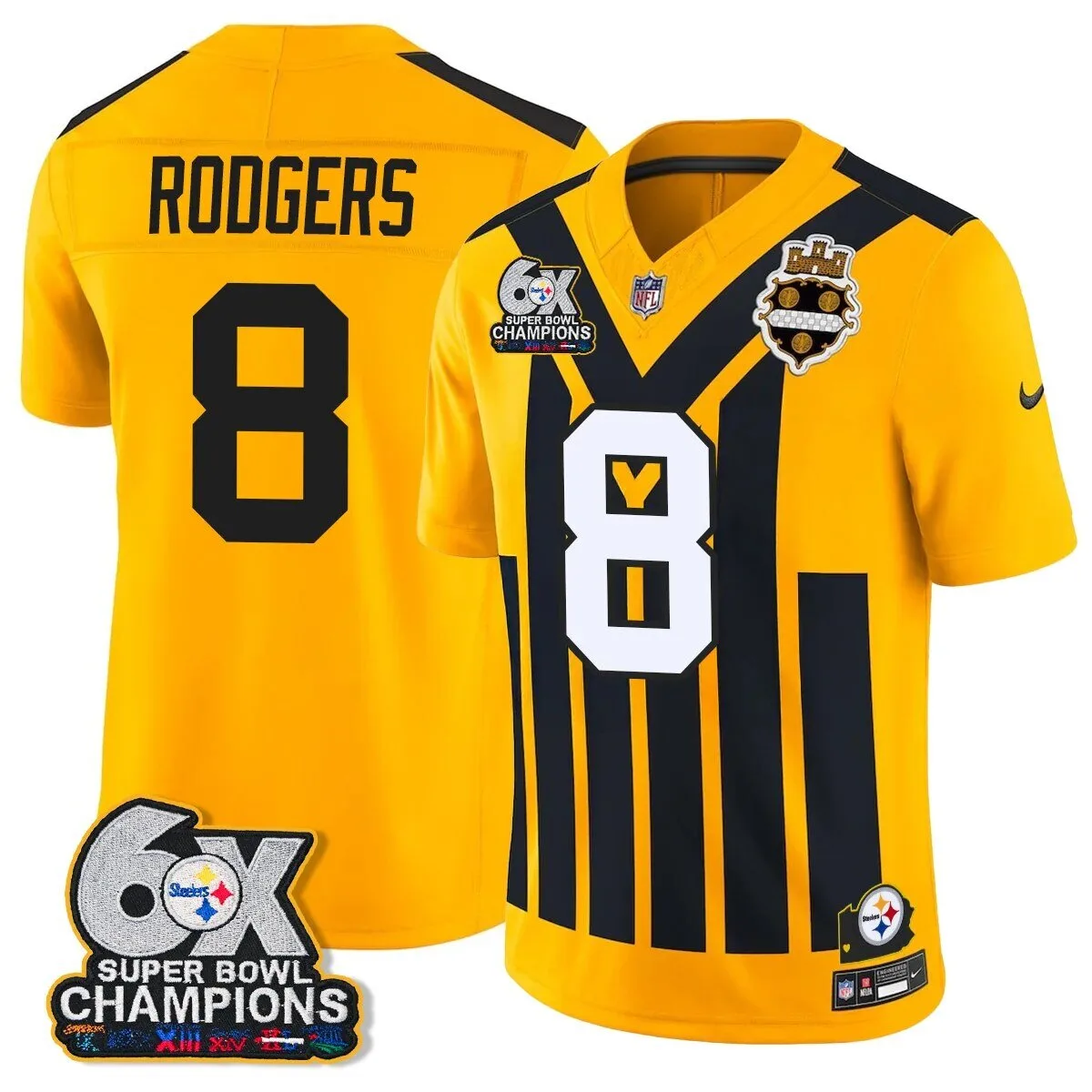 Pittsburgh Steelers Six Times Super Bowl Champions T. J. Watt