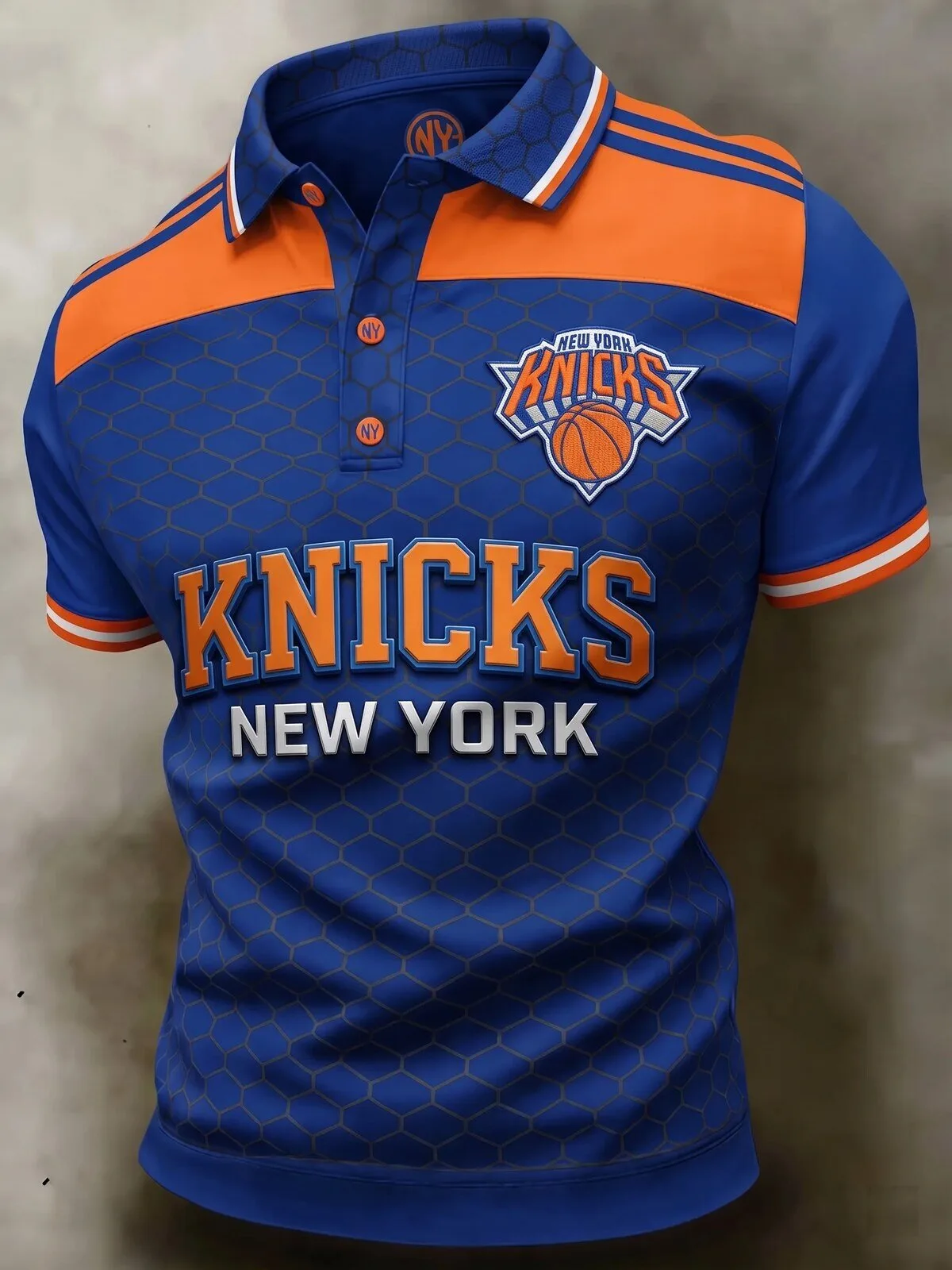 New York Knicks Basketball Team Fan Polo Shirt
