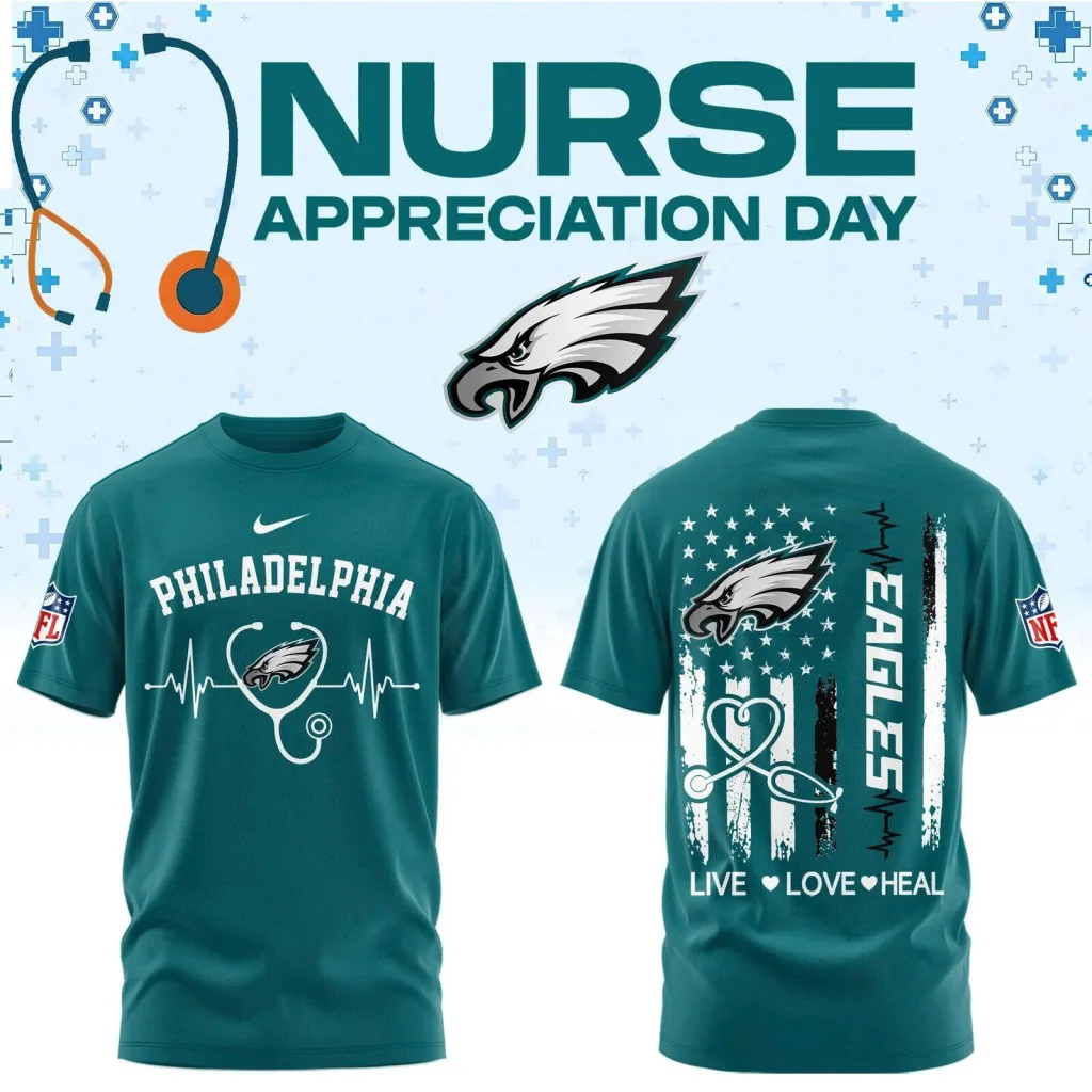 Philadelphia Football Nurse Appreciation Day T-Shirt Philadelphia Football Nurse Appreciation Day T-Shirt