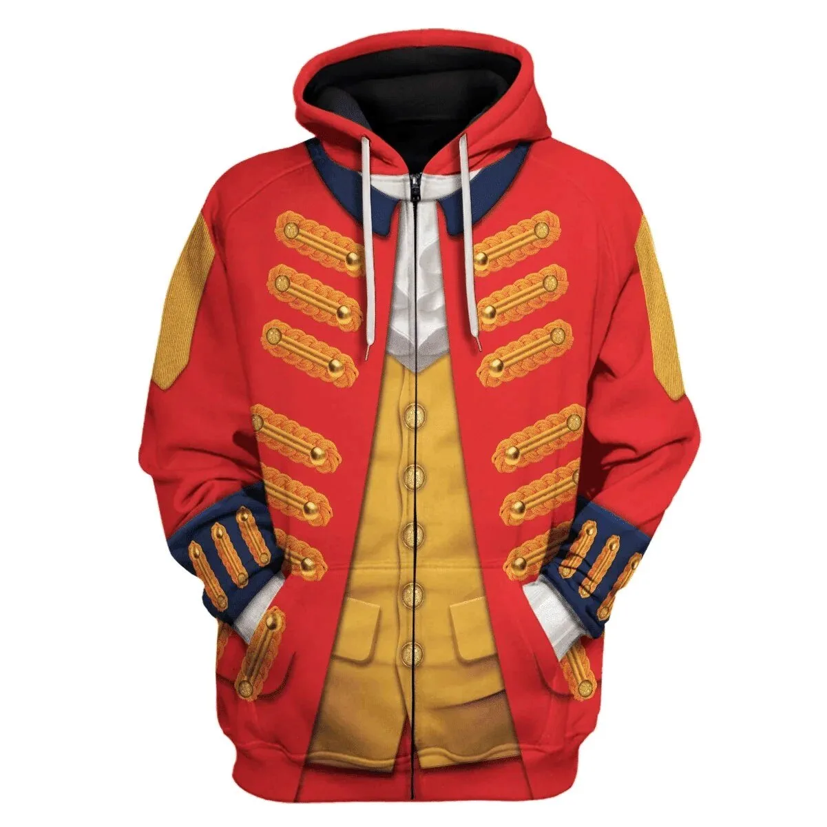 Henry Clinton British General Revolutionary War Uniform Costume Hoodie 11 Henry Clinton British General Revolutionary War Uniform Costume Hoodie
