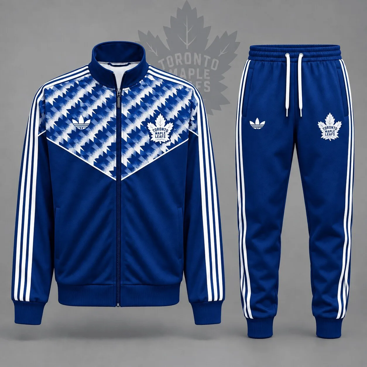 Toronto Maple Leafs Heritage Chevron Track Jacket