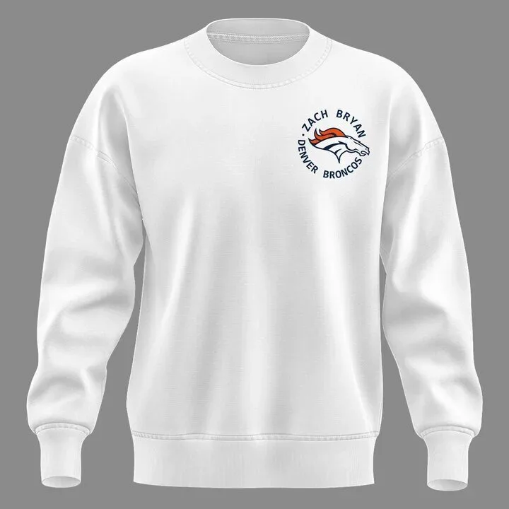 Zach Bryan Denver Broncos Empower Field Concert 2026 Sweatshirt