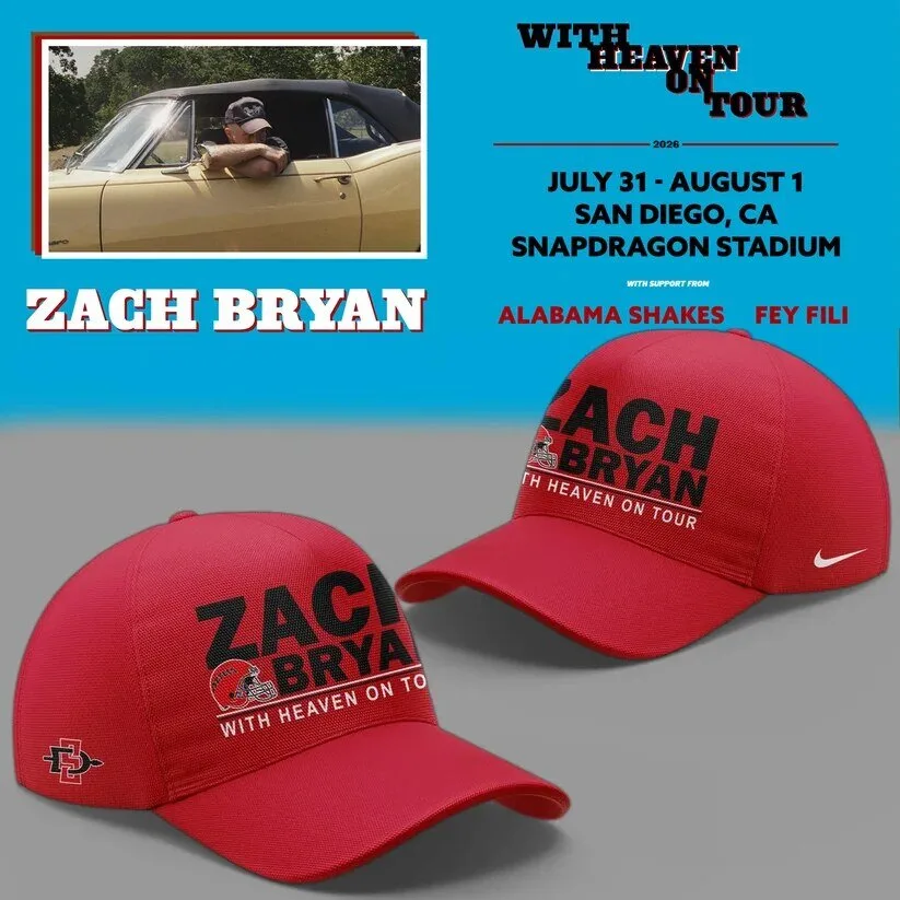 2026 Baseball Jersey for San Diego State Aztecs Featuring Zach Bryan's Heaven On Tour 8 2026 Baseball Jersey for San Diego State Aztecs Featuring Zach Bryan
