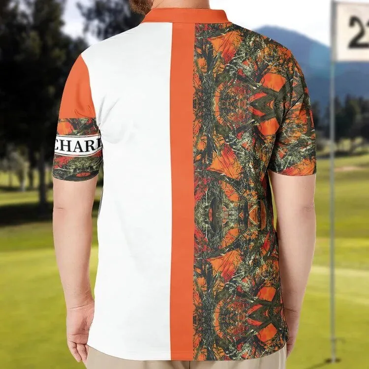 Best Buckin' Dad Ever Personalized Hunting Camouflage Polo Shirt 8 Best Buckin