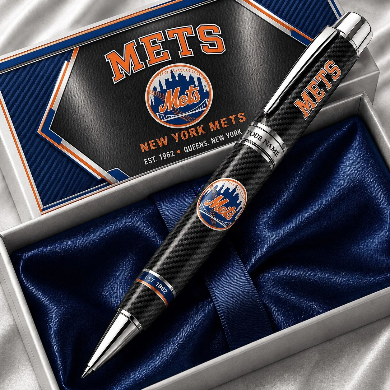 New York Mets MLB Collectible Personalized Ballpoint Pen