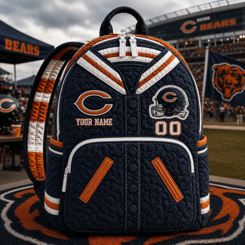 Chicago Bears National Football League Varsity Quilted Backpack Chicago Bears National Football League Varsity Quilted Backpack
