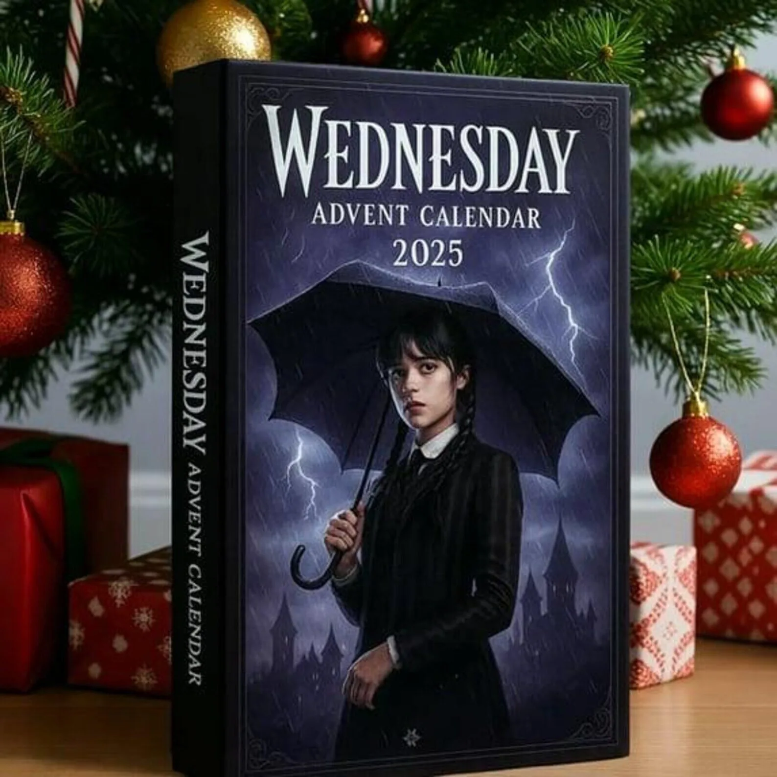 Wednesday Addams 2025 Advent Calendar with 24 Days of Gothic Surprises