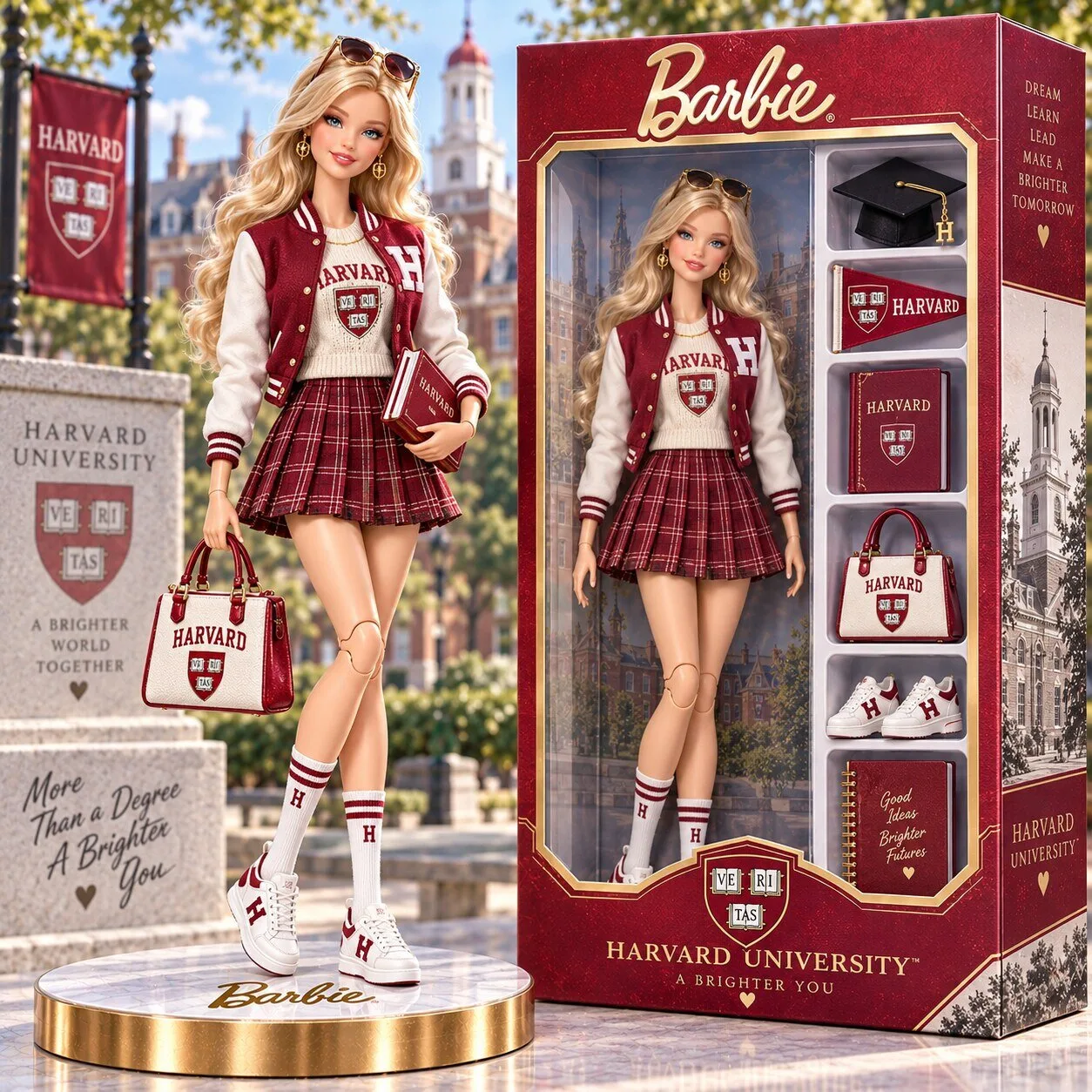 Barbie Harvard University Commemorative Collector Doll