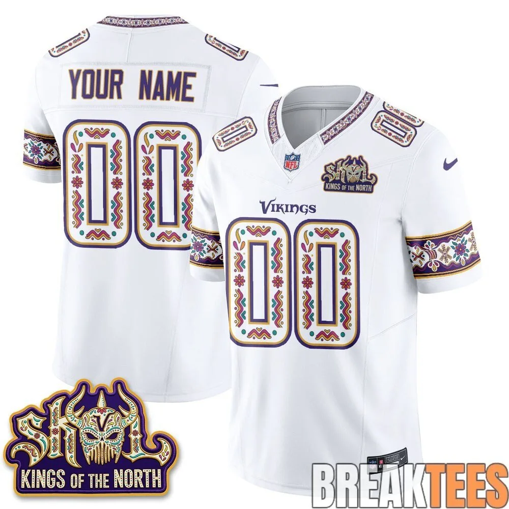 Custom Jersey for Latino Heritage Month - Minnesota Vikings Football 3 Custom Jersey for Latino Heritage Month - Minnesota Vikings Football