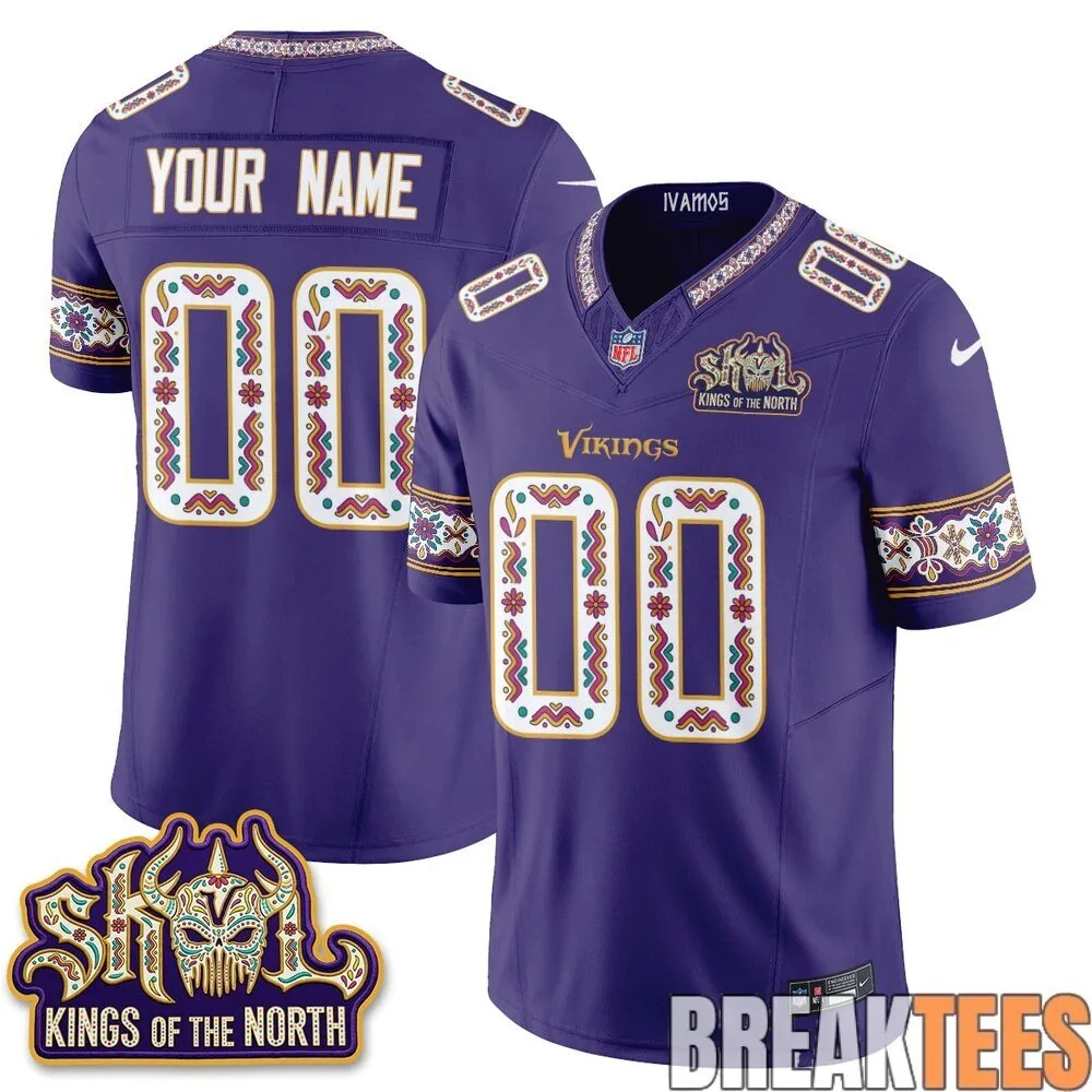 Custom Jersey for Latino Heritage Month - Minnesota Vikings Football 5 Custom Jersey for Latino Heritage Month - Minnesota Vikings Football