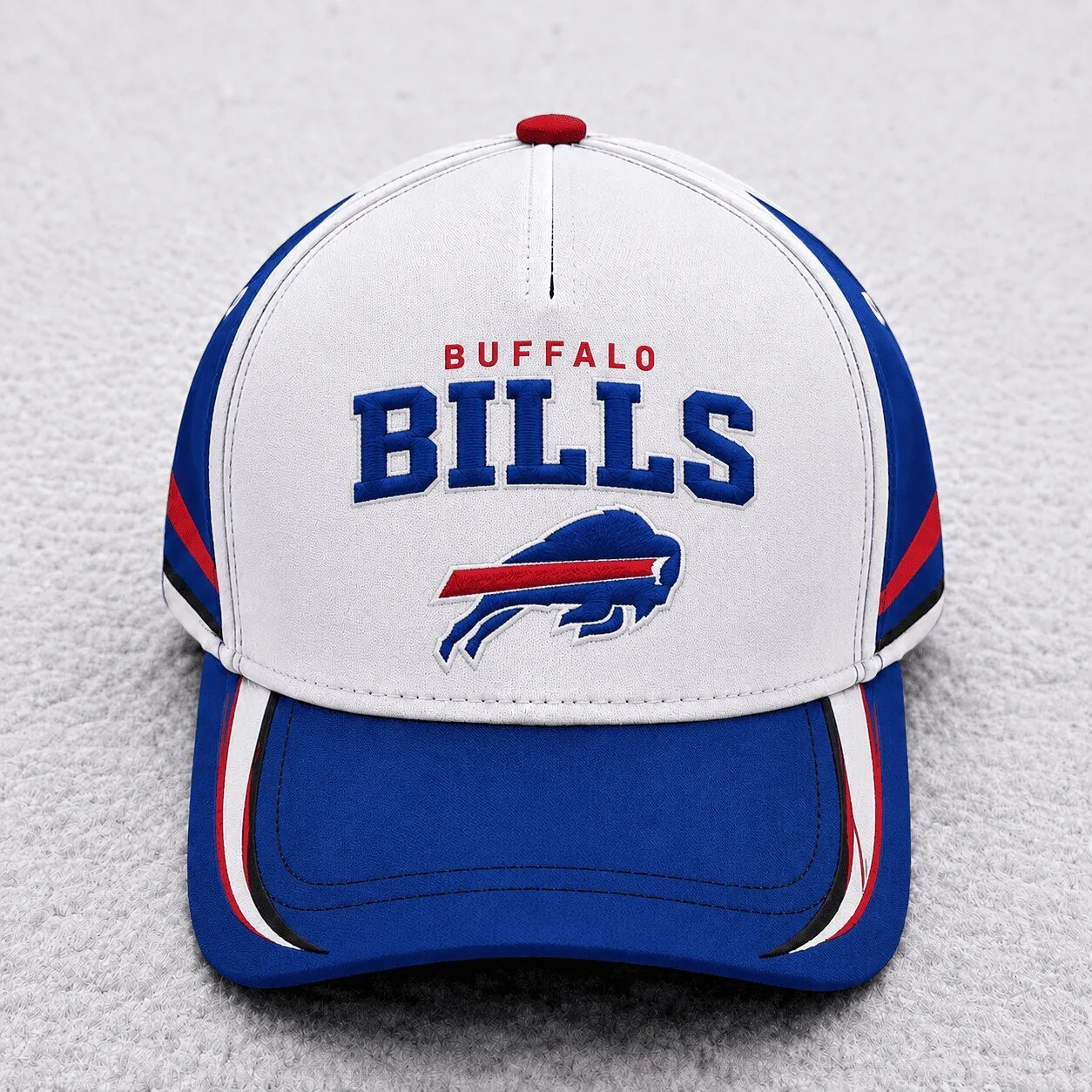 Buffalo Bills National Football League Team Logo White and Blue Cap Hat