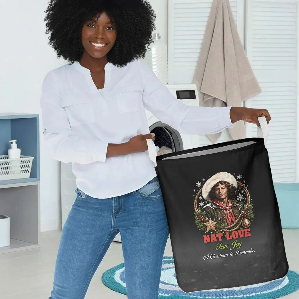 Nat Love Wild West Christmas Portrait Art Holiday Laundry Hamper 9 Nat Love Wild West Christmas Portrait Art Holiday Laundry Hamper