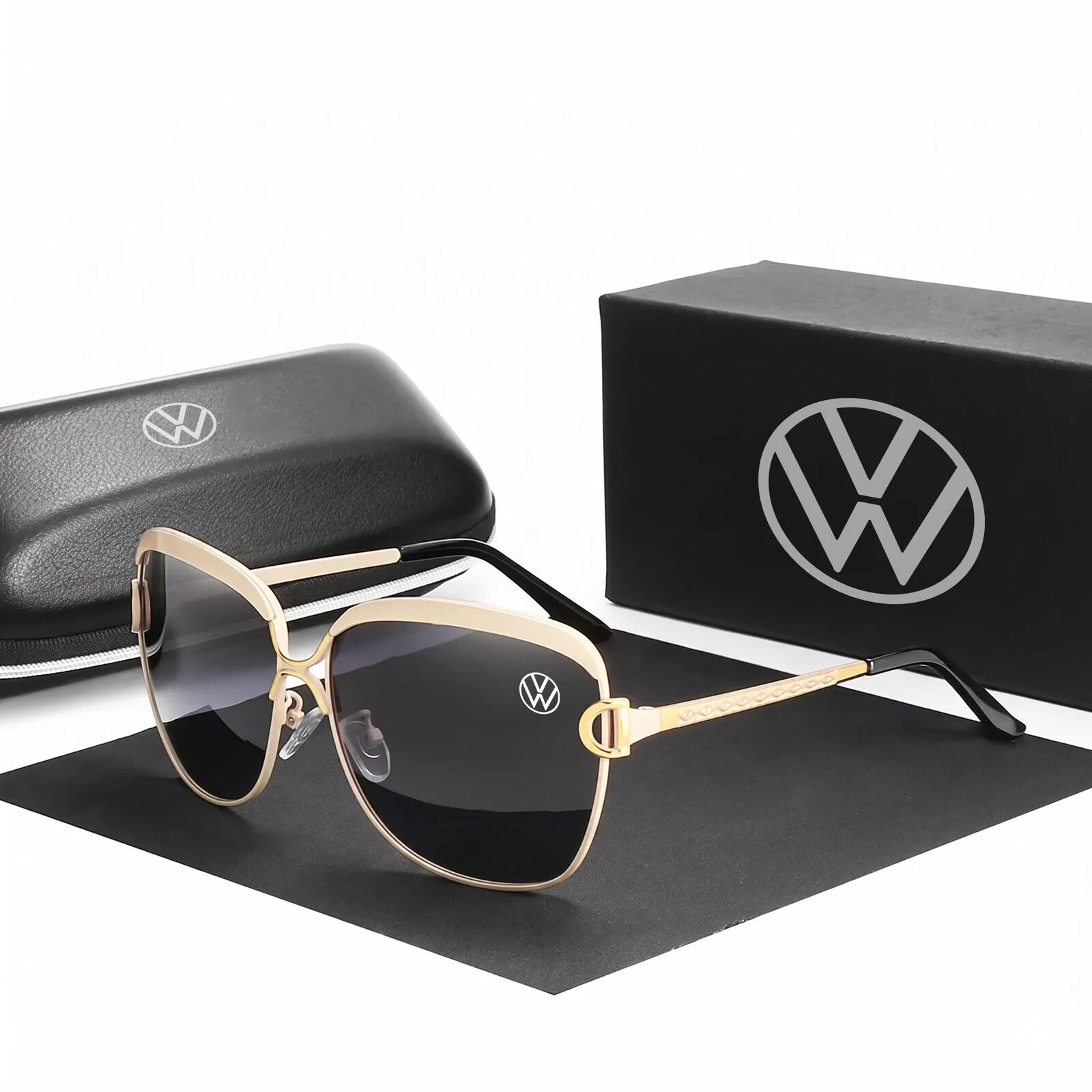 Volkswagen Women's Fashion Polarized UV400 Red Frame Sunglasses 13 Volkswagen Women