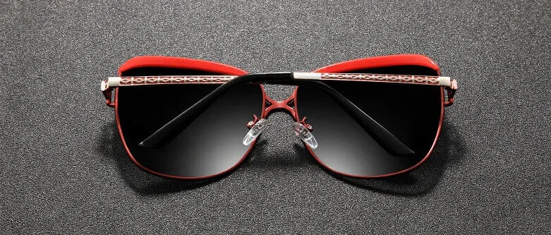 Volkswagen Women's Fashion Polarized UV400 Red Frame Sunglasses 18 Volkswagen Women