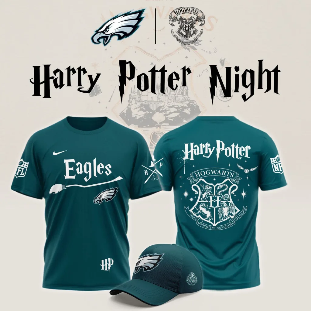 Philadelphia Eagles Harry Potter Night Limited Edition Football T-Shirt Philadelphia Eagles Harry Potter Night Limited Edition Football T-Shirt