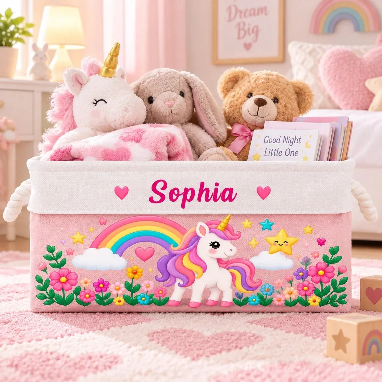 Personalized Dinosaur Toy Storage Basket for Kids, Custom Name Playroom Organizer 11 Personalized Dinosaur Toy Storage Basket for Kids, Custom Name Playroom Organizer