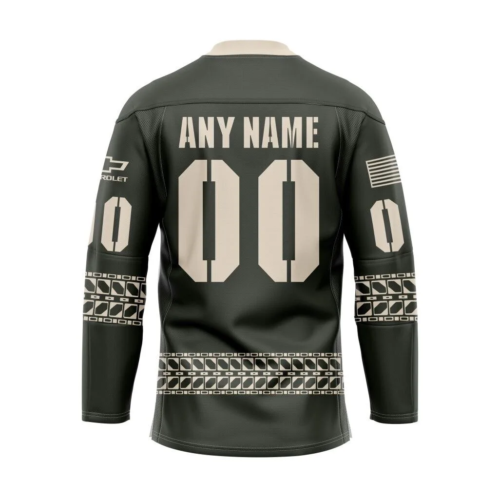 Detroit Red Wings Military Appreciation Personalized Hockey Jersey