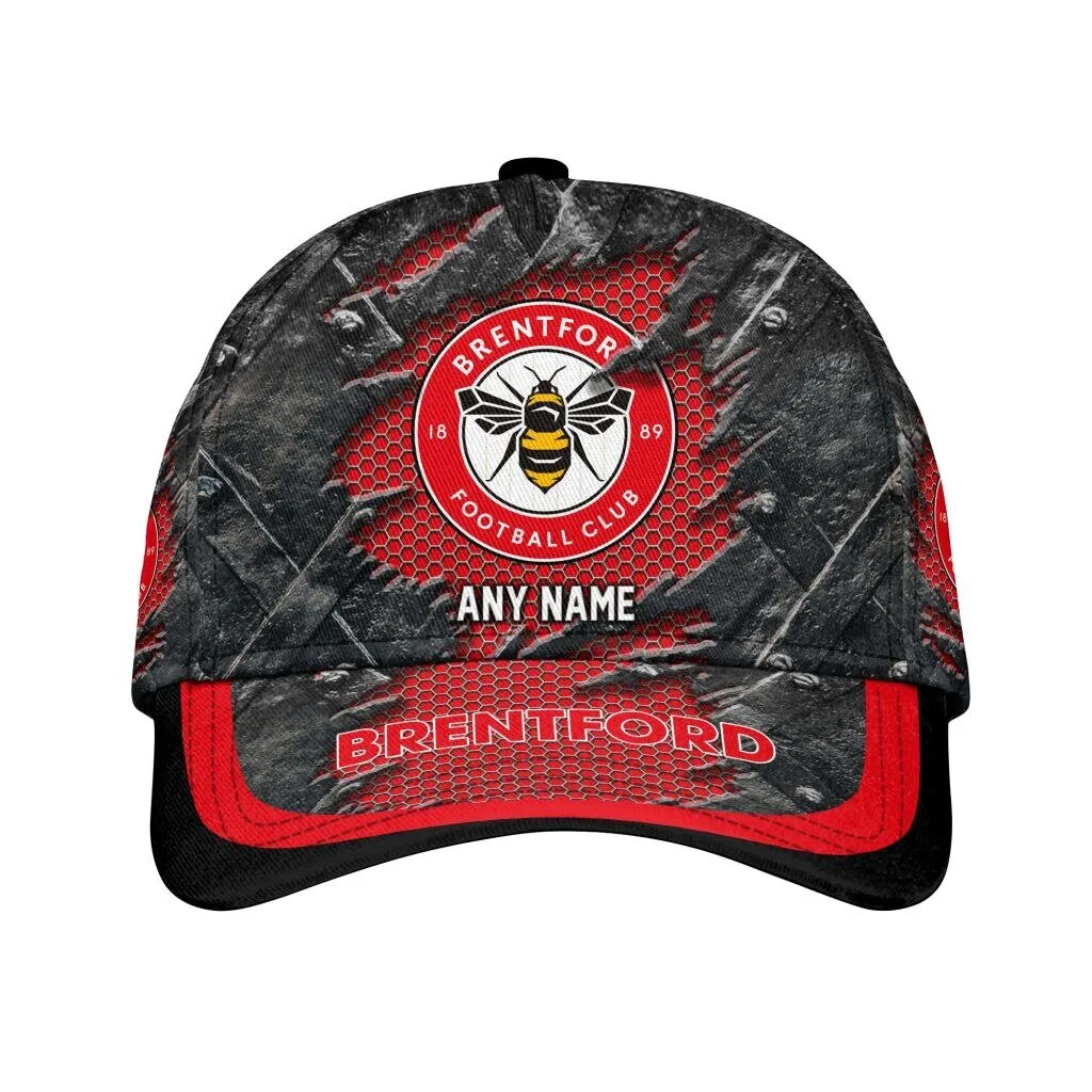 Brentford Football Club Personalized Bee Logo Baseball Cap Hat