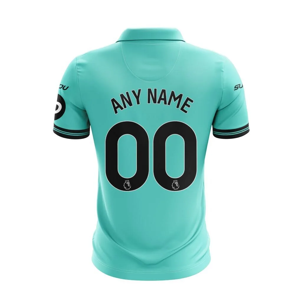 Wolverhampton Wanderers Football Club Personalized Mint Green Polo Shirt 3 Wolverhampton Wanderers Football Club Personalized Mint Green Polo Shirt
