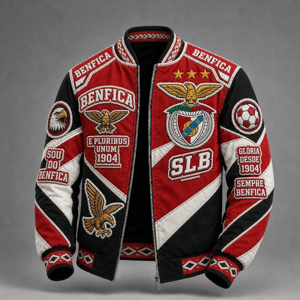 Sport Lisboa e Benfica Football Club Bomber Jacket for Men 1 Sport Lisboa e Benfica Football Club Bomber Jacket for Men