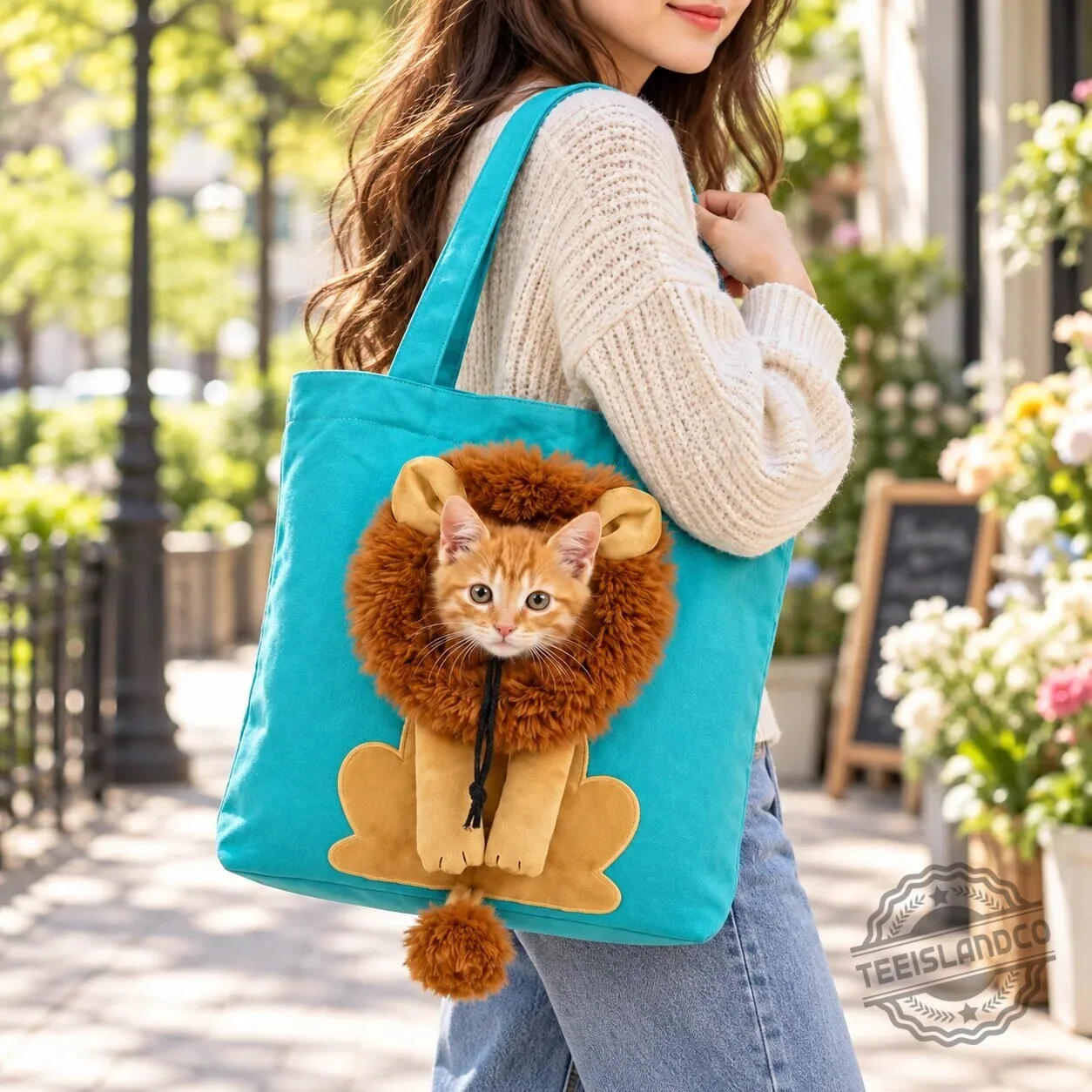Cute Lion Pet Carrier Tote Bag for Small Cats and Dogs 16 Cute Lion Pet Carrier Tote Bag for Small Cats and Dogs