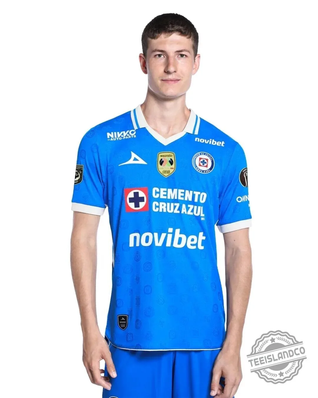 Cruz Azul Football Club Home Kit Men's Soccer Jersey