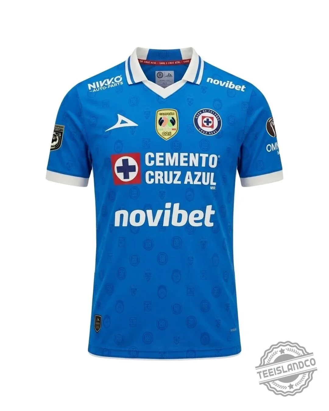Cruz Azul Football Club Home Kit Men's Soccer Jersey