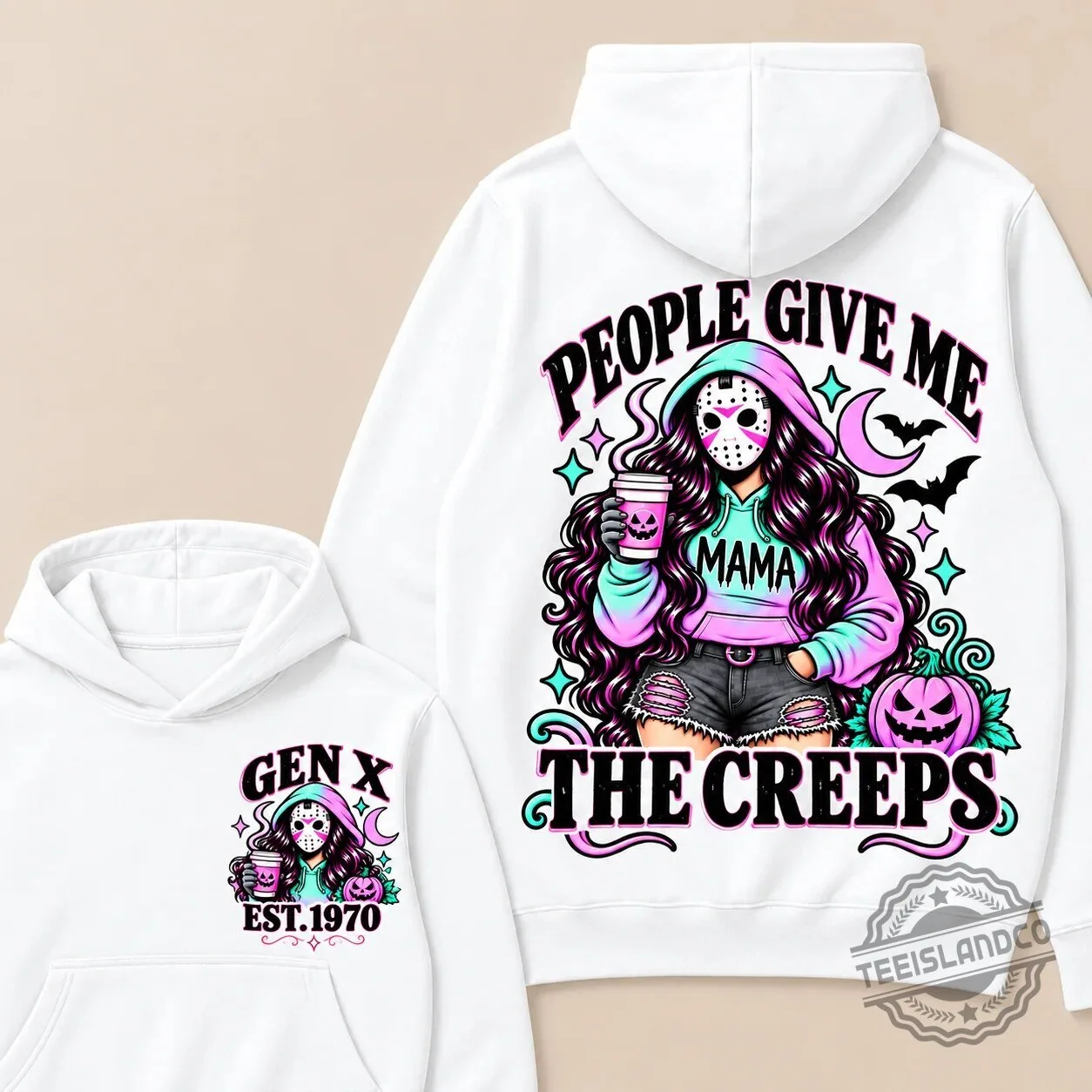 Gen X People Give Me The Creeps Mama Halloween Horror Movie Hoodie 12 Gen X People Give Me The Creeps Mama Halloween Horror Movie Hoodie