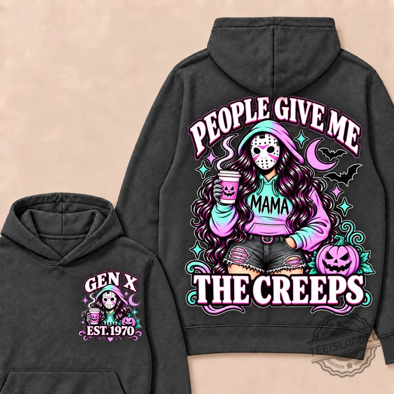 Gen X People Give Me The Creeps Mama Halloween Horror Movie Hoodie 13 Gen X People Give Me The Creeps Mama Halloween Horror Movie Hoodie