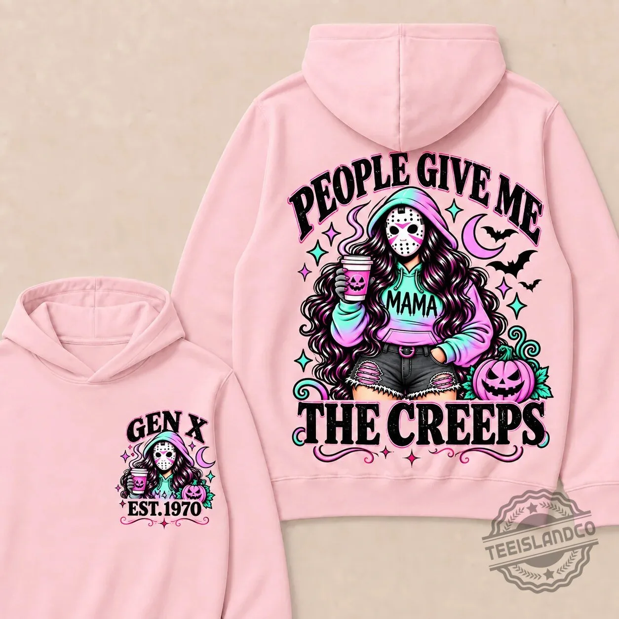 Gen X People Give Me The Creeps Mama Halloween Horror Movie Hoodie 15 Gen X People Give Me The Creeps Mama Halloween Horror Movie Hoodie